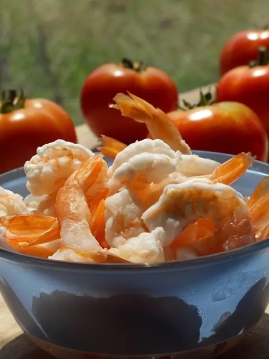 Фаршированные помидоры рисом и креветками (дуэль): шаг 2