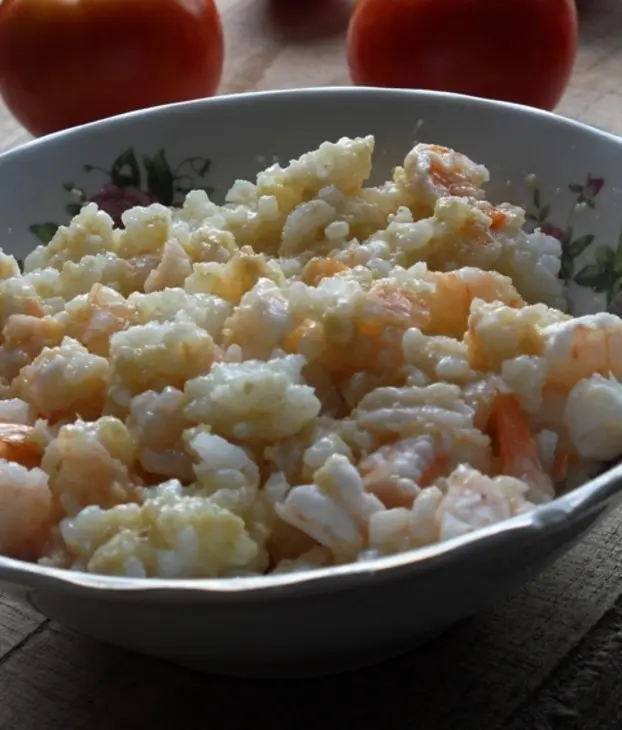 Фаршированные помидоры рисом и креветками (дуэль): шаг 3