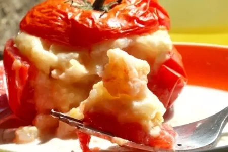 Фаршированные помидоры рисом и креветками (дуэль): шаг 9