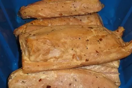Паштет из копчёного тунца с грибами: шаг 4