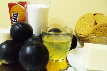 Plum chiffon pie (cливовый шифоновый пирог).: шаг 1