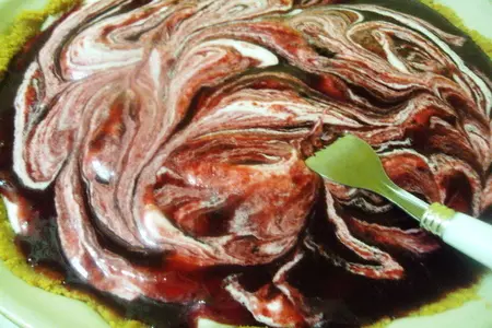 Plum chiffon pie (cливовый шифоновый пирог).: шаг 9