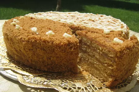 Торт "кутузов": шаг 15
