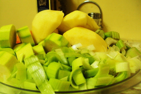 Бархатный овощной суп-пюре с яблоками.: шаг 2