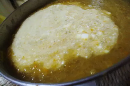 Бархатный овощной суп-пюре с яблоками.: шаг 6