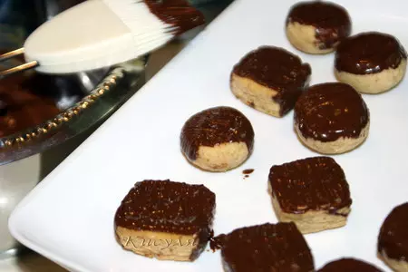 Печенье "халва в шоколаде": шаг 10