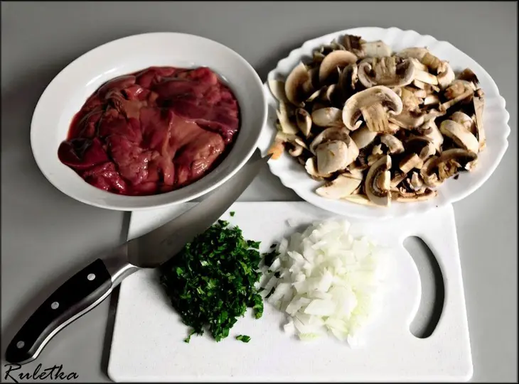 Мясной террин с печёночным паштетом: шаг 2