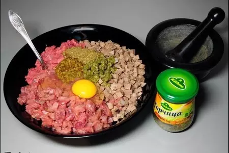 Мясной террин с печёночным паштетом: шаг 12