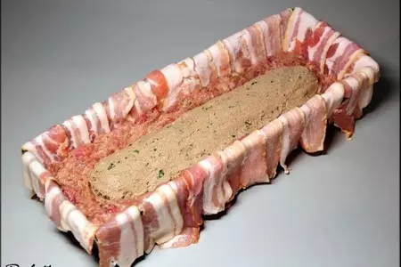 Мясной террин с печёночным паштетом: шаг 15