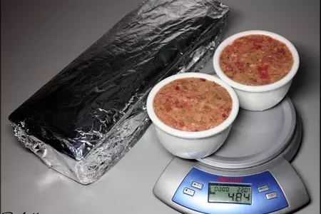 Мясной террин с печёночным паштетом: шаг 17