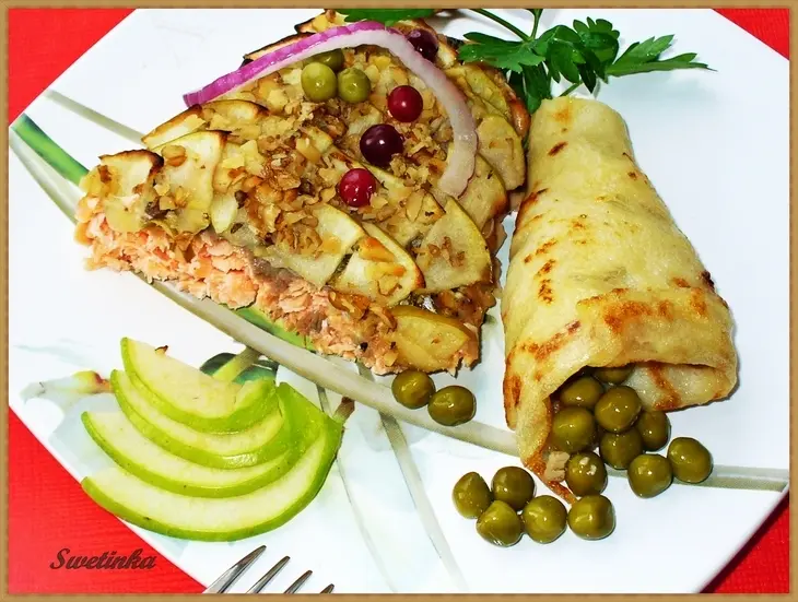 Семга в медово-яблочном соку «королева вкусноты»: шаг 1