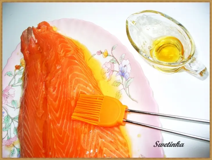 Семга в медово-яблочном соку «королева вкусноты»: шаг 3