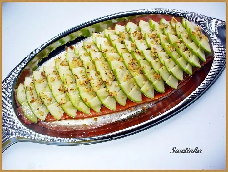 Семга в медово-яблочном соку «королева вкусноты»: шаг 6