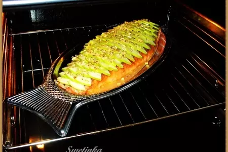Семга в медово-яблочном соку «королева вкусноты»: шаг 7