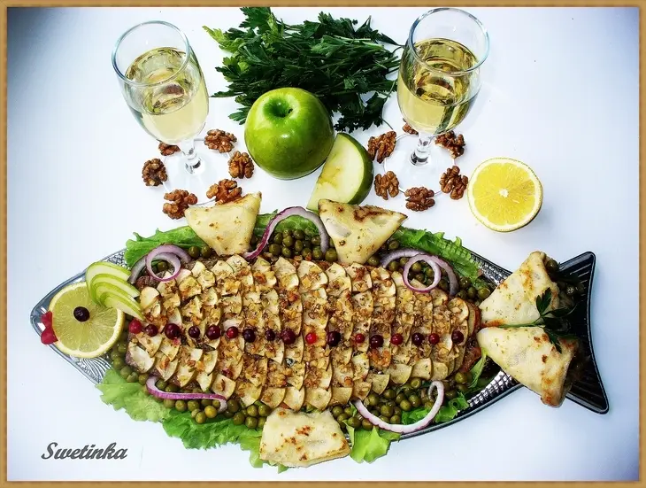 Семга в медово-яблочном соку «королева вкусноты»: шаг 10