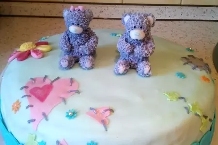 Торт кофейный с медово-миндальным кремом: шаг 14
