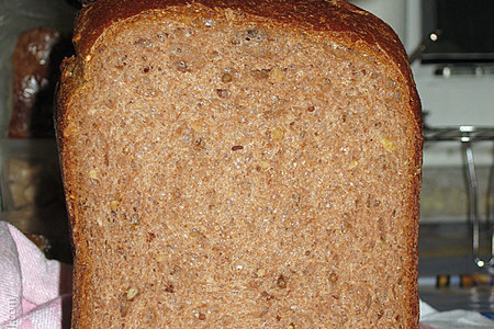 Заварной хлеб с грецкими орехами для х/п: шаг 1