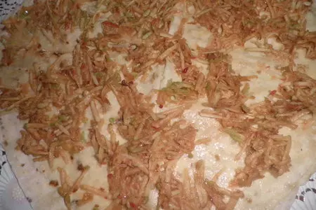 Лаваш с яблоками: шаг 1