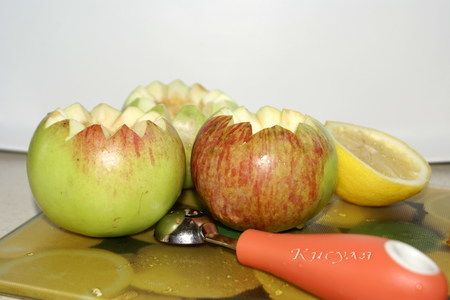 Утиная грудка в медовой глазури с гарниром из яблок: шаг 5