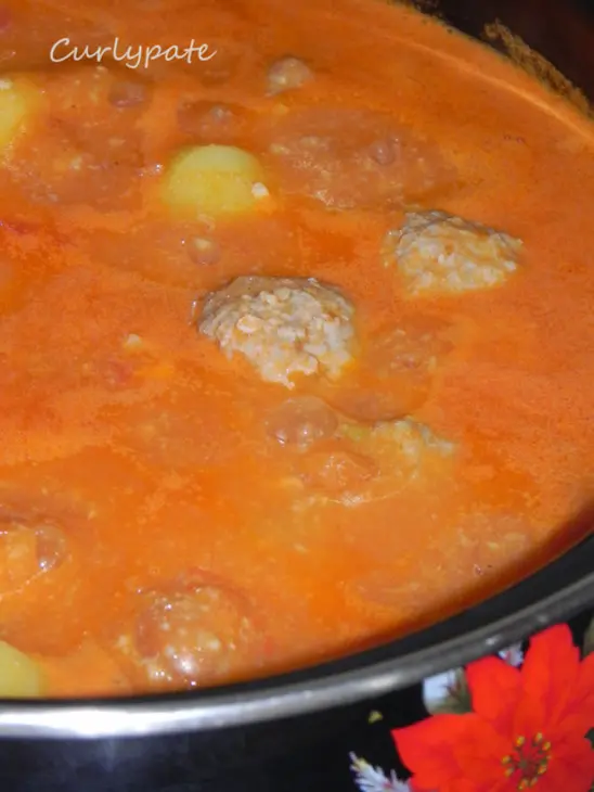 Аlbóndigas en salsa de almendras. мясные фрикадельки в миндальном соусе.: шаг 4