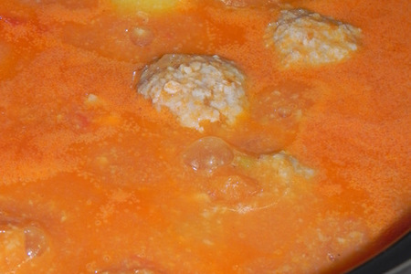 Аlbóndigas en salsa de almendras. мясные фрикадельки в миндальном соусе.: шаг 4