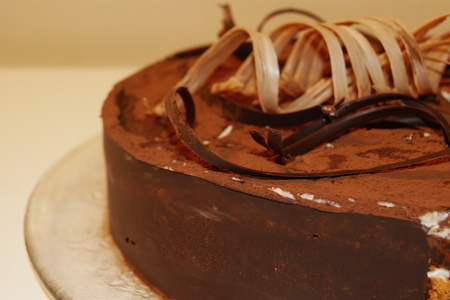 Торт"шифон в шоколаде": шаг 21