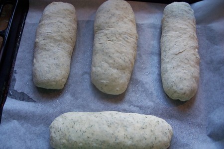 Хлеб творожный с укропом: шаг 4