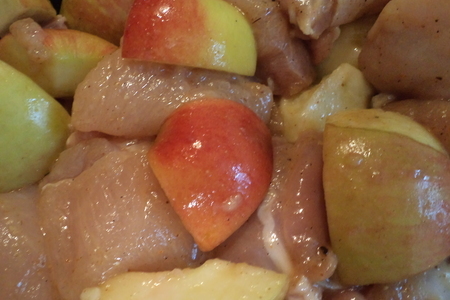 Летящий иакова с кешью, яблоками, медом, ананасами: шаг 2