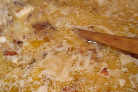 Серый горох с подливкой из национальной кухни латвии: шаг 2