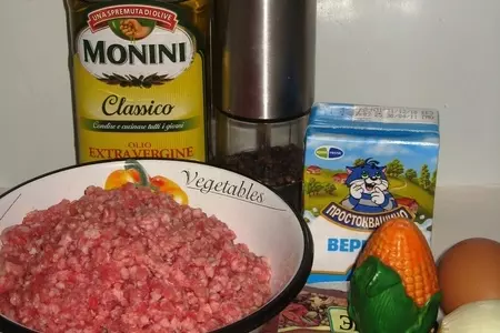 «захмелевшие» спагетти с мясными шариками: шаг 1