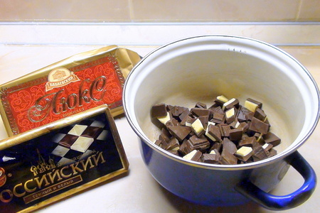 Корзиночки из шоколада с персиками и шоколадным муссом для прекрасных именинниц сайта. натальин день: шаг 4