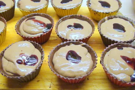 Корзиночки из шоколада с персиками и шоколадным муссом для прекрасных именинниц сайта. натальин день: шаг 9