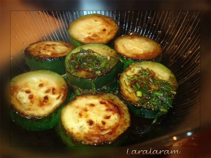 Закуска с кабачками и баклажанами: шаг 9