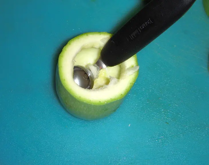 Кабачковые стопочки с сёмгой: шаг 4