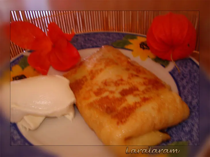 Блинушки - кефирно-творожные: шаг 15