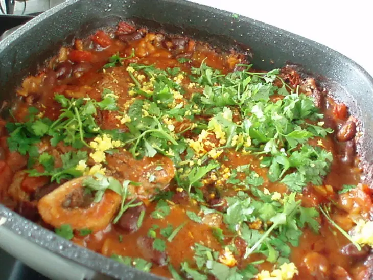 Оссобукко (osso bucco) с фасолью на австралийский манер: шаг 8