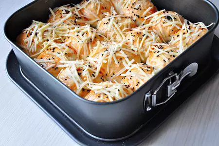 Фокачча из шариков (выпечка со вкусом пиццы): шаг 4