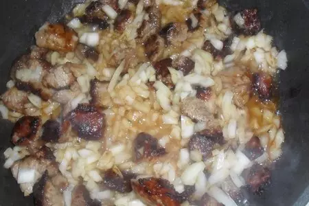 Кукурузные клецки с мясным соусом: шаг 6