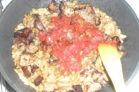 Кукурузные клецки с мясным соусом: шаг 7