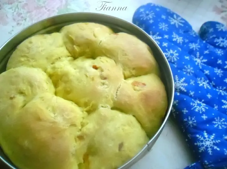 Тыквенный хлеб с курагой: шаг 6