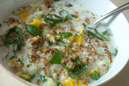 Суп из йогурта с зеленью: шаг 6