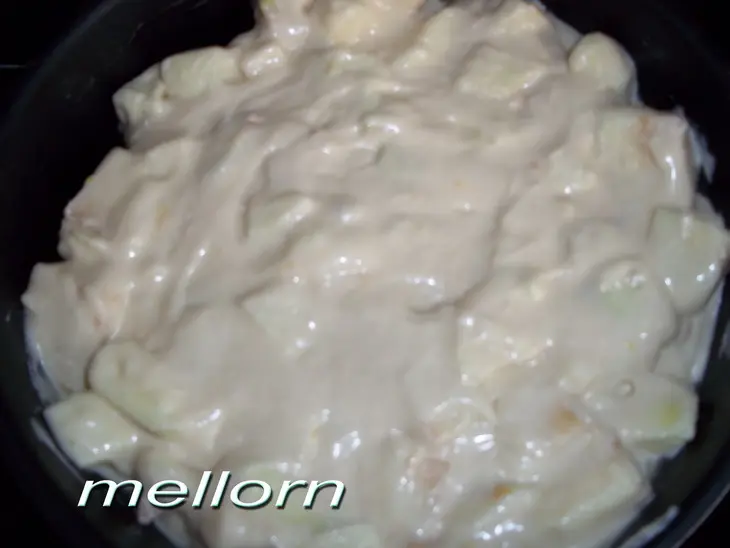 Лимонный пирог с яблоками: шаг 3