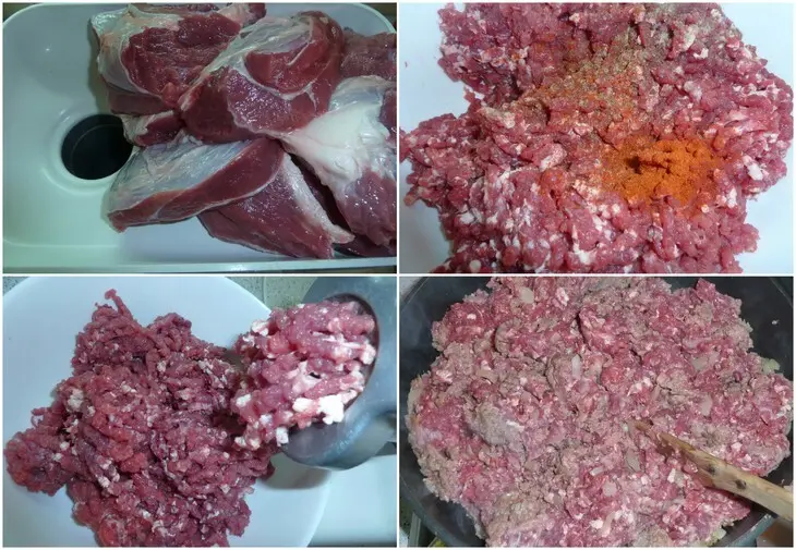 Бриват, марокканские мясные  "сигары" ( почти ): шаг 2