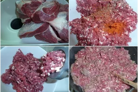 Бриват, марокканские мясные  "сигары" ( почти ): шаг 2
