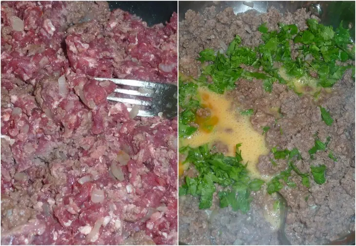 Бриват, марокканские мясные  "сигары" ( почти ): шаг 5