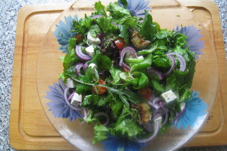 Салат с баклажанами и сыром фета: шаг 10