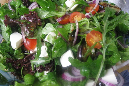 Салат с баклажанами и сыром фета: шаг 11