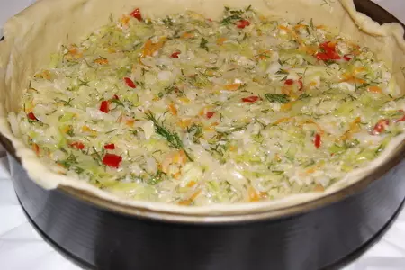 Греческая пита(пирог)от а до я - "лаханопита": шаг 13