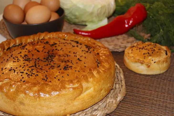 Греческая пита(пирог)от а до я - "лаханопита": шаг 17