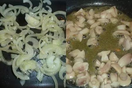 Картофель запеченный с маслятами, луком и печеным чесноком: шаг 5